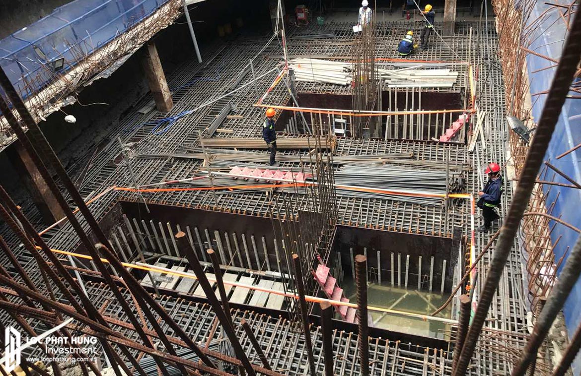 Tiến độ xây dựng 09/2018 dự  án căn hộ chung cư Lancaster Lincoln Quận 4