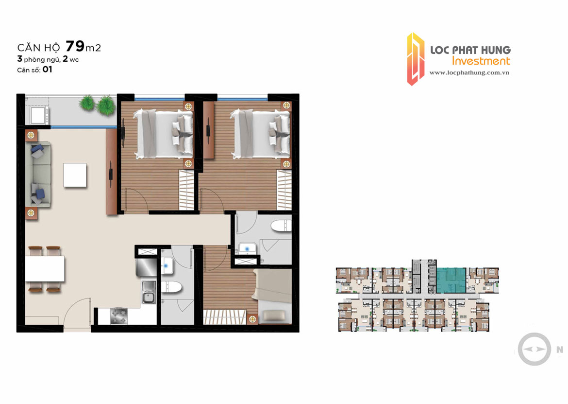 Thiết kế dự án căn hộ chung cư An Gia Riverside Quận 7 Đường 89 Hoàng Quốc Việt chủ đầu tư An Gia Investment