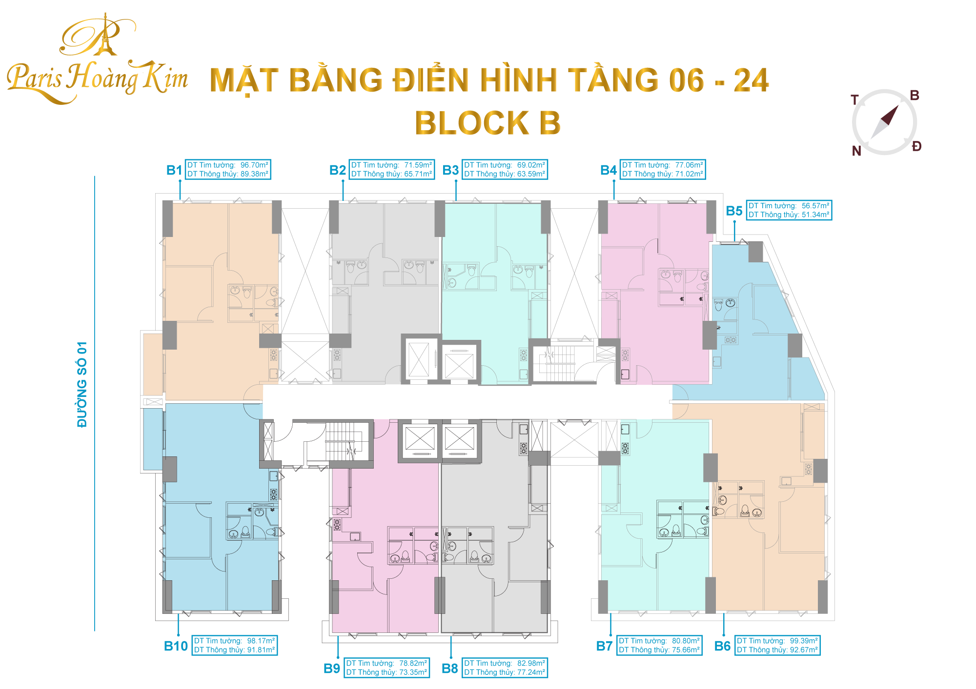 mat-bang-dien-hinh-tang 6 - 24 - block B- du- an- chung- cu-paris- hoang-kim