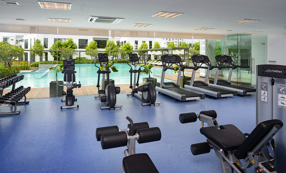 Tiện ích dự án Verosa Park Khang Điền Quận 9 - Phòng Gym hiện đại. Liên hệ 0949893893 xem chi tiết dự án