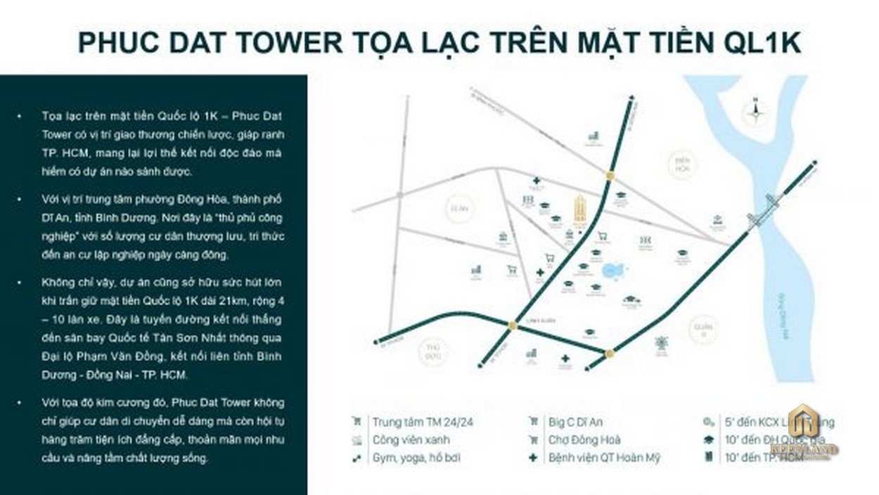 Mua bán cho thuê dự án căn hộ Phúc Đạt Tower Dĩ An Bình Dương