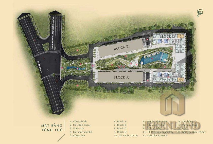 Thiết kế dự án căn hộ Anderson Park Thuận An Đường Thuận An chủ đầu tư Quốc Cường