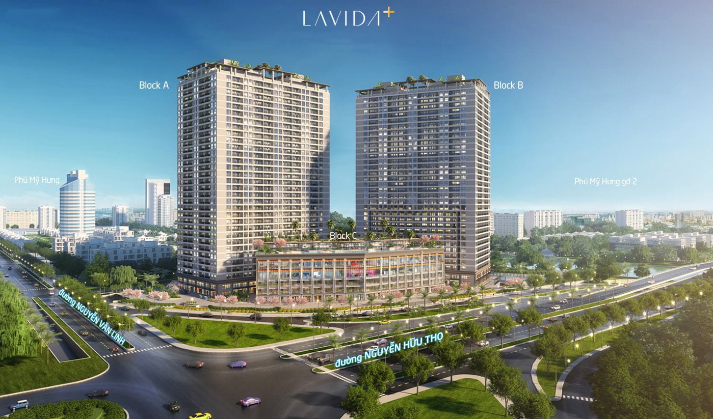 Phối cảnh dự án căn hộ Lavida Plus Quận 7